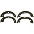 Z877 by WAGNER - Wagner Brake Z877 Parking Brake Shoe