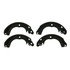 Z961 by WAGNER - Wagner Brake Z961 Parking Brake Shoe