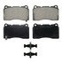 ZD1001 by WAGNER - QuickStop Ceramic Disc Brake Pad Set