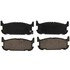 ZD1002 by WAGNER - QuickStop Ceramic Disc Brake Pad Set