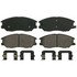 ZD1013 by WAGNER - QuickStop Ceramic Disc Brake Pad Set