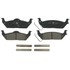 ZD1012A by FEDERAL MOGUL-WAGNER - QuickStop Ceramic Disc Brake Pad Set