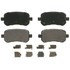 ZD1021 by WAGNER - QuickStop Ceramic Disc Brake Pad Set