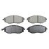 Wagner ZD1031 Disc Brake Pad Set QuickStop Ceramic Disc Brake Pad Set
