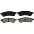 ZD1030 by WAGNER - QuickStop Ceramic Disc Brake Pad Set