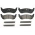 ZD1040 by WAGNER - QuickStop Ceramic Disc Brake Pad Set