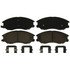 ZD1097 by WAGNER - QuickStop Ceramic Disc Brake Pad Set