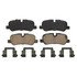 ZD1099 by WAGNER - QuickStop Ceramic Disc Brake Pad Set