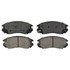 ZD1104 by WAGNER - QuickStop Ceramic Disc Brake Pad Set