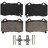 ZD1053 by WAGNER - QuickStop Ceramic Disc Brake Pad Set