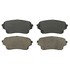 ZD1105 by WAGNER - QuickStop Ceramic Disc Brake Pad Set