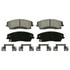 ZD1056B by WAGNER - QuickStop Ceramic Disc Brake Pad Set