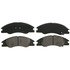 ZD1074 by WAGNER - QuickStop Ceramic Disc Brake Pad Set