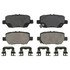 ZD1090 by WAGNER - QuickStop Ceramic Disc Brake Pad Set