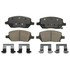 ZD1093 by WAGNER - QuickStop Ceramic Disc Brake Pad Set