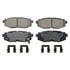 ZD1124 by WAGNER - QuickStop Ceramic Disc Brake Pad Set