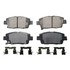 ZD1249 by WAGNER - QuickStop Ceramic Disc Brake Pad Set