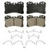 ZD1282 by WAGNER - QuickStop Ceramic Disc Brake Pad Set