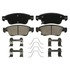 ZD1287 by WAGNER - QuickStop Ceramic Disc Brake Pad Set