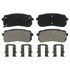 ZD1302 by WAGNER - QuickStop Ceramic Disc Brake Pad Set