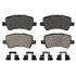 ZD1307 by WAGNER - QuickStop Ceramic Disc Brake Pad Set