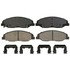 ZD1332 by WAGNER - QuickStop Ceramic Disc Brake Pad Set