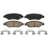 ZD1337A by WAGNER - QuickStop Ceramic Disc Brake Pad Set