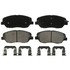 ZD1385 by WAGNER - QuickStop Ceramic Disc Brake Pad Set