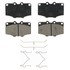 ZD137 by WAGNER - QuickStop Ceramic Disc Brake Pad Set