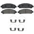 ZD1401 by WAGNER - QuickStop Ceramic Disc Brake Pad Set