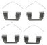 ZD1401 by WAGNER - QuickStop Ceramic Disc Brake Pad Set