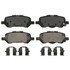 ZD1402 by WAGNER - QuickStop Ceramic Disc Brake Pad Set