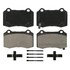 ZD1428 by WAGNER - QuickStop Ceramic Disc Brake Pad Set