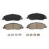 ZD1464 by WAGNER - QuickStop Ceramic Disc Brake Pad Set