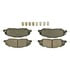 ZD1463 by WAGNER - QuickStop Ceramic Disc Brake Pad Set