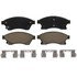 ZD1497 by WAGNER - QuickStop Ceramic Disc Brake Pad Set