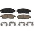 ZD1507 by WAGNER - QuickStop Ceramic Disc Brake Pad Set