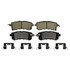 ZD1510 by WAGNER - QuickStop Ceramic Disc Brake Pad Set