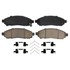 ZD1548 by WAGNER - QuickStop Ceramic Disc Brake Pad Set