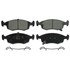 ZD1568 by WAGNER - QuickStop Ceramic Disc Brake Pad Set