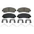 ZD1584 by WAGNER - QuickStop Ceramic Disc Brake Pad Set