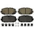 ZD1628 by WAGNER - QuickStop Ceramic Disc Brake Pad Set