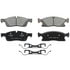 ZD1629 by WAGNER - QuickStop Ceramic Disc Brake Pad Set