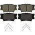 ZD1632 by WAGNER - QuickStop Ceramic Disc Brake Pad Set