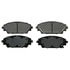 ZD1728 by WAGNER - QuickStop Ceramic Disc Brake Pad Set