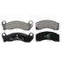 ZD199 by WAGNER - QuickStop Ceramic Disc Brake Pad Set