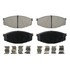 ZD207 by WAGNER - QuickStop Ceramic Disc Brake Pad Set