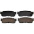 ZD233 by WAGNER - QuickStop Ceramic Disc Brake Pad Set
