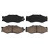 Wagner ZD266A Disc Brake Pad Set QuickStop Ceramic Disc Brake Pad Set