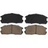 ZD299 by WAGNER - QuickStop Ceramic Disc Brake Pad Set